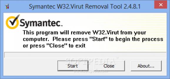 W32.Virut Removal Tool screenshot