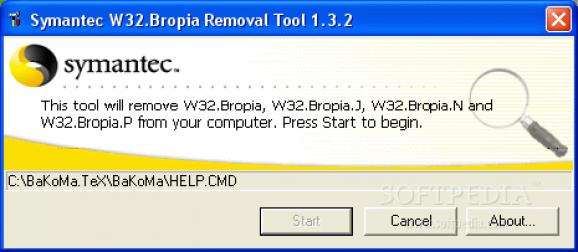 W32.Bropia Free Removal Tool screenshot