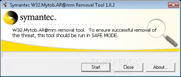 W32.Mytob.AR@mm Free Removal Tool screenshot
