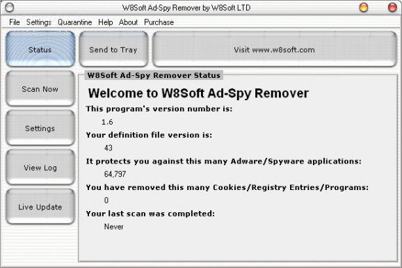 W8Soft Ad-Spy Remover screenshot