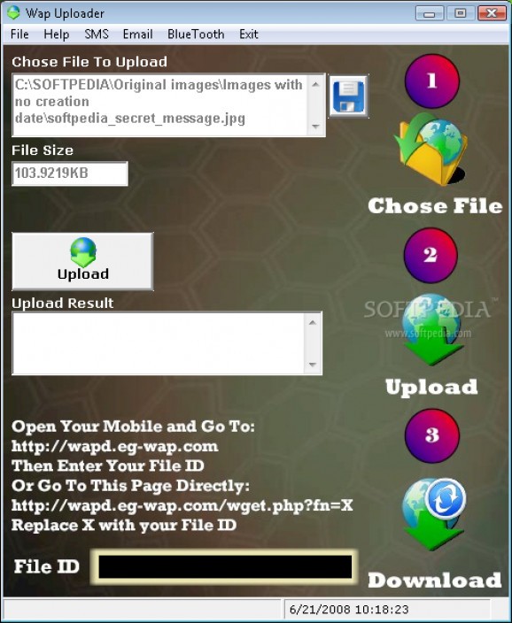 WAP Uploader Pro screenshot
