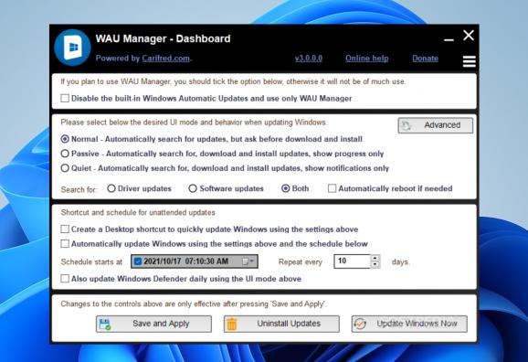 WAU Manager screenshot