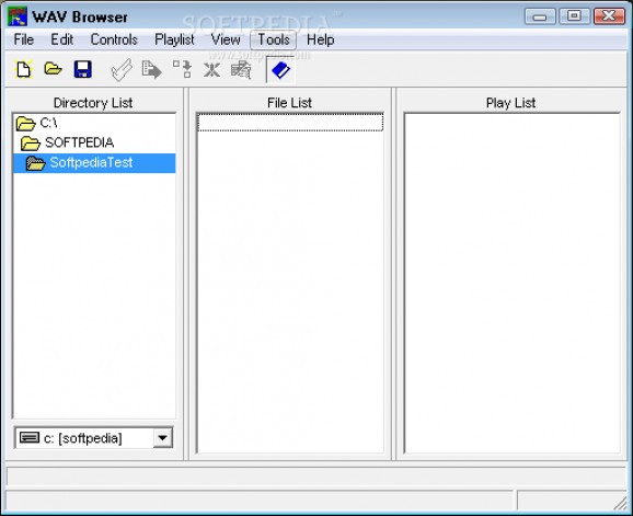 WAV Browser screenshot