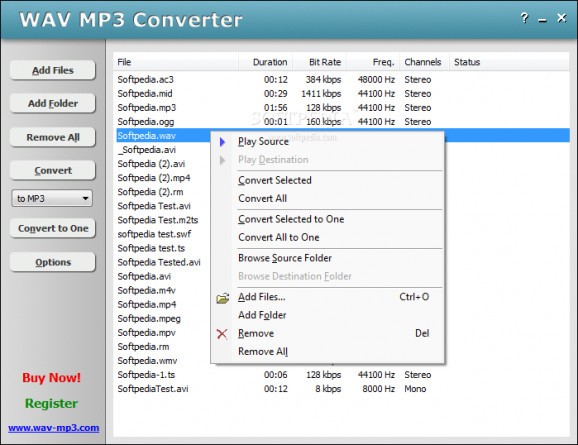 WAV MP3 Converter screenshot