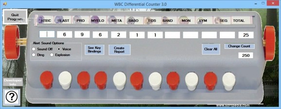 WBC Differential Counter screenshot