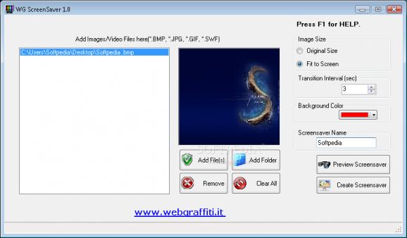 WG-Screensaver Creator screenshot