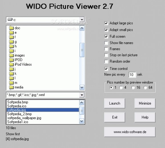 WIDO Picture Viewer screenshot