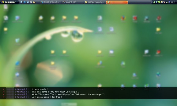 WLM-OSD Plugin screenshot