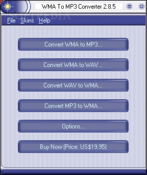 WMA To MP3 Converter screenshot