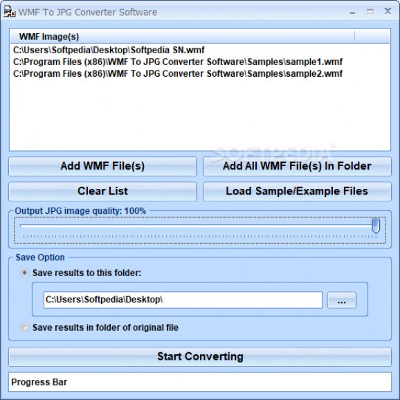 WMF To JPG Converter Software screenshot