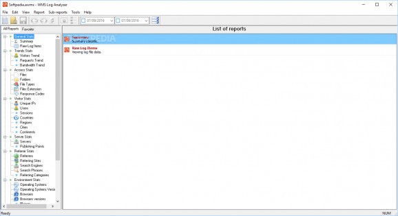 WMS Log Analyzer Enterprise Edition screenshot