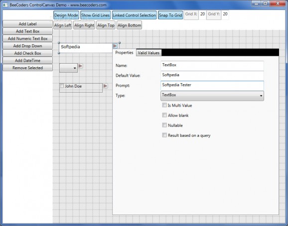 WPF Control Canvas screenshot