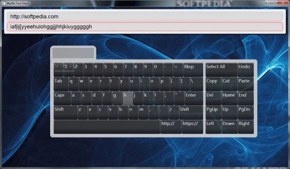 WPF Touch Screen Keyboard screenshot