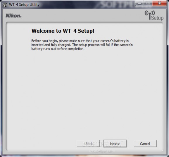 WT-4 Setup Utility screenshot
