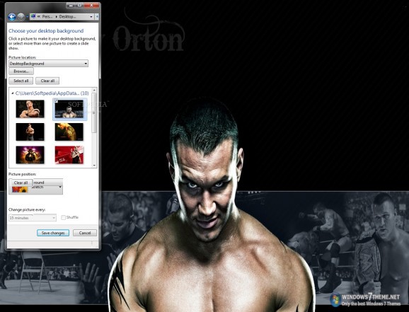 WWE Windows 7 Theme screenshot