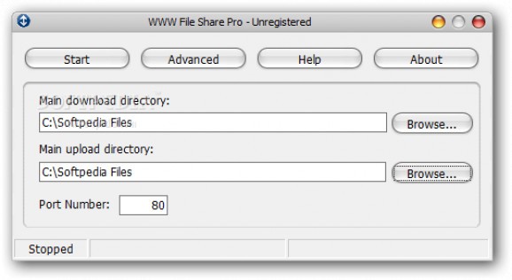 WWW File Share Pro screenshot