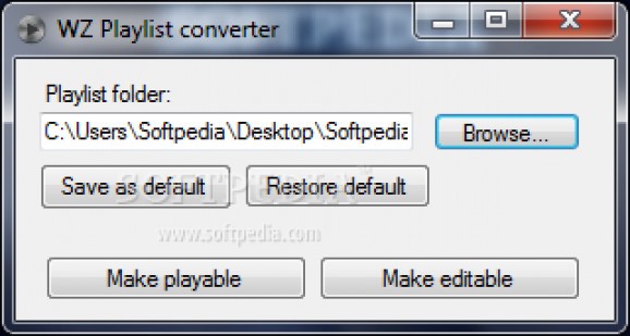 WZ Playlist Converter screenshot