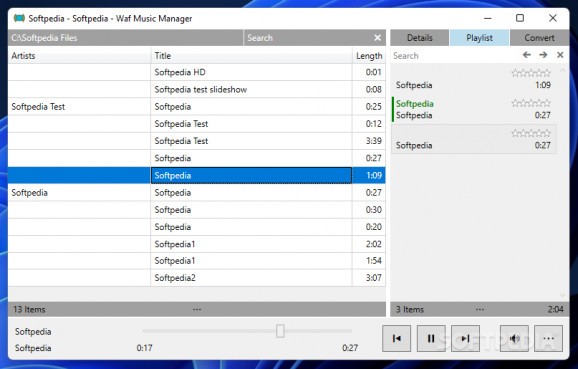 Waf Music Manager screenshot