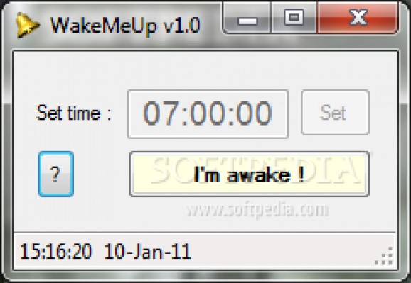 WakeMeUp screenshot