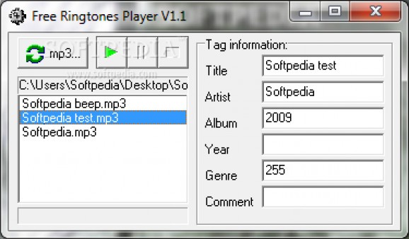 Waply Free Ringtones Player screenshot