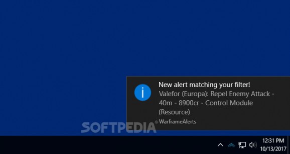 Warframe Alerts screenshot