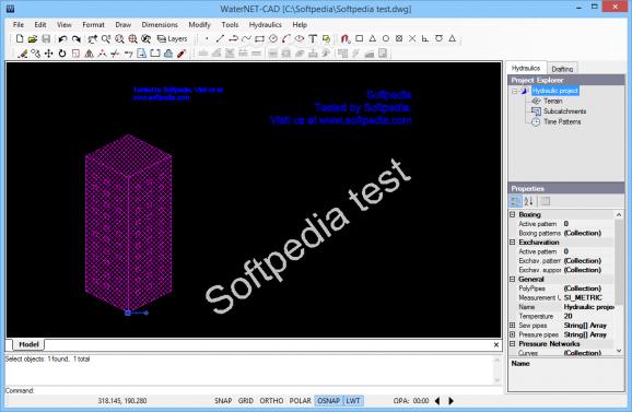 WaterNET-CAD screenshot