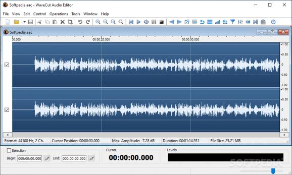 WaveCut Audio Editor screenshot