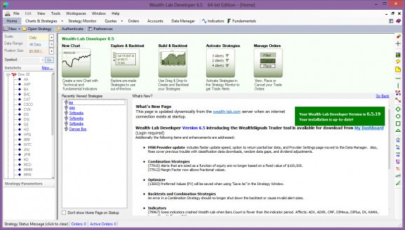 Wealth-Lab Developer screenshot