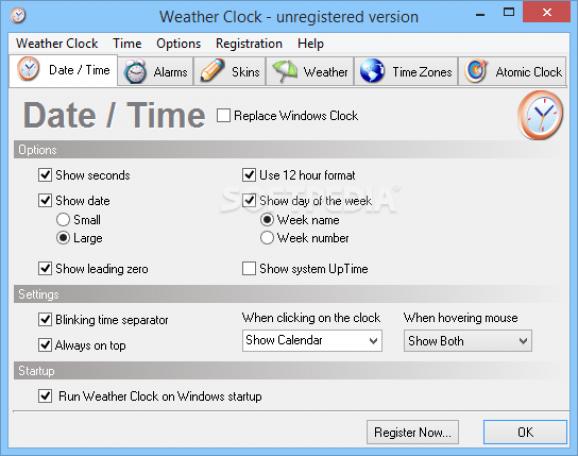 Weather Clock screenshot