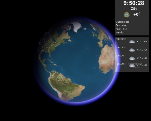 Weather on Earth 3D screenshot