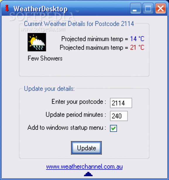 WeatherDesktop screenshot