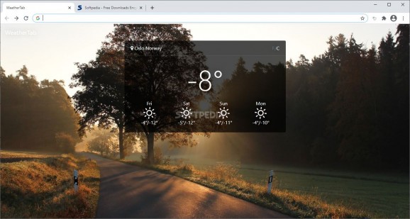 WeatherTab screenshot