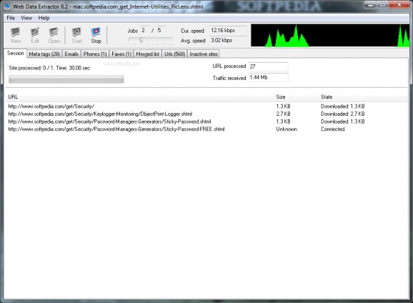Web Data Extractor screenshot