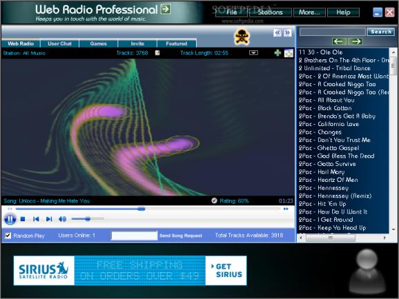 Web Radio Professional screenshot