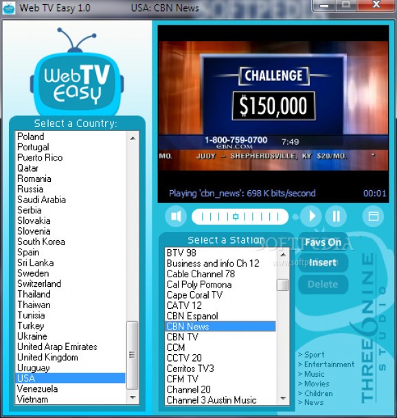 Web TV Easy screenshot