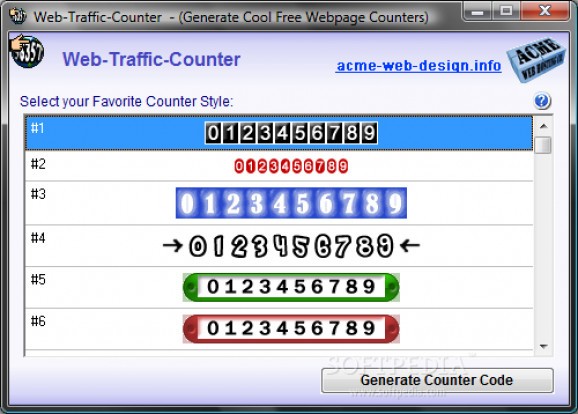 Web-Traffic-Counter screenshot