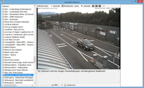 cam-alot viewer (formerly WebCam Viewer) screenshot