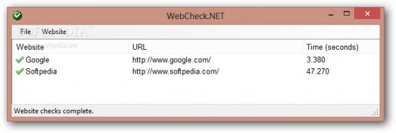 WebCheck.NET screenshot