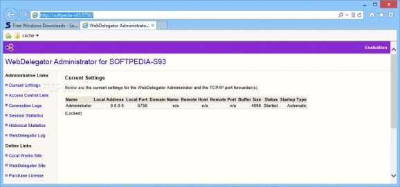WebDelegator screenshot