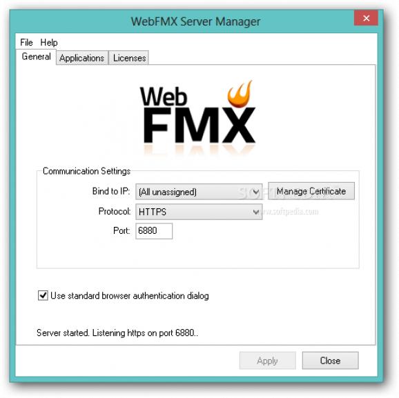 WebFMX screenshot