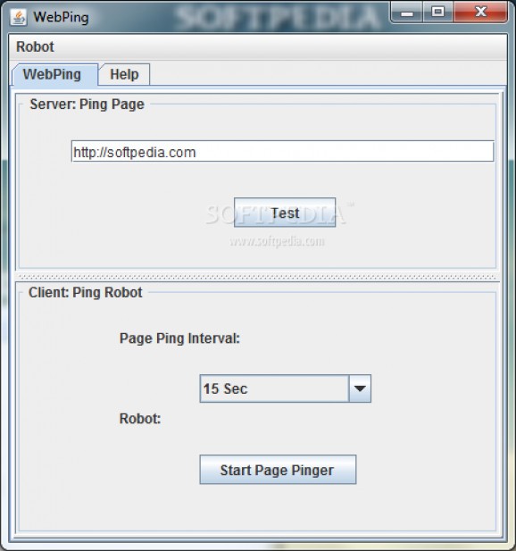 WebPing For Java screenshot