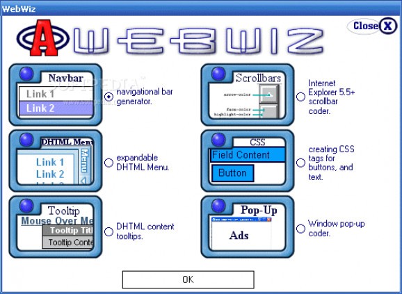 WebWiz screenshot