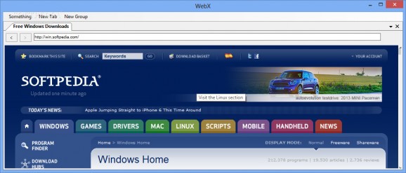 WebX screenshot
