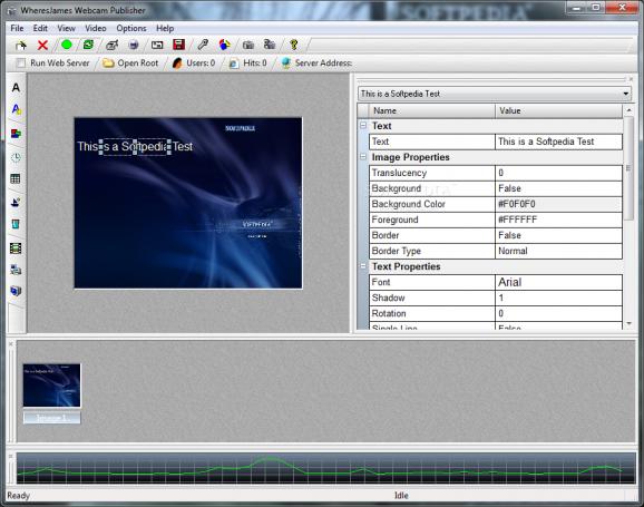 Webcam Publisher screenshot