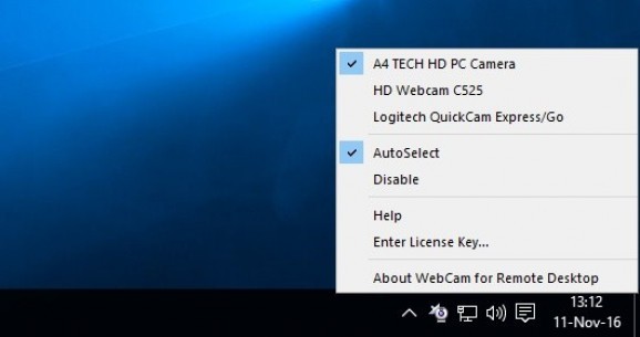 Webcam for Remote Desktop screenshot