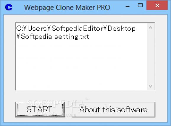Webpage Clone Maker PRO screenshot