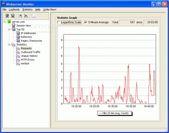 Webserver Monitor screenshot