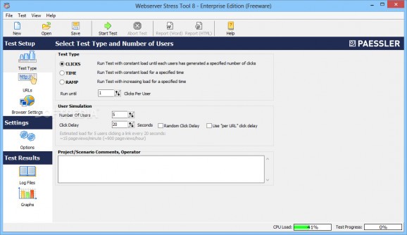 Webserver Stress Tool Enterprise Edition screenshot