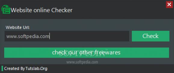 Website online Checker screenshot