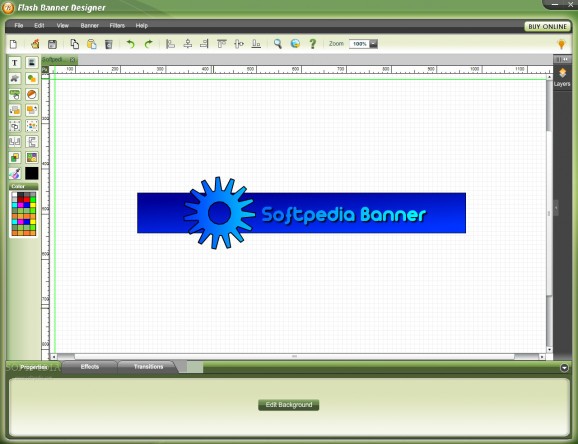 Flash Banner Designer (formerly Websmartz Banner Designer Pro) screenshot